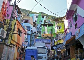 Favela Santa Marta, no Rio de Janeiro; imagem meramente ilustrativa -  (crédito: alobos life/flickr)