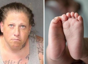 Vanessa Chavez arremessou a filha de 18 meses contra a parede e pediu para que o filho nÃ£o contasse o que tinha acontecido  -  (crédito: PolÃ­cia do Novo MÃ©xico / DivulgaÃ§Ã£o / FreePik)