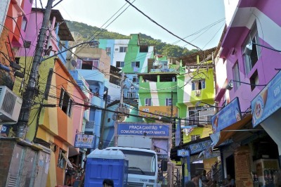 Favela Santa Marta, no Rio de Janeiro; imagem meramente ilustrativa -  (crédito: alobos life/flickr)