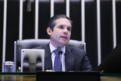 O presidente da Câmara, Hugo Motta classificou de muito grave os planejamentos de assassinar o ministro Alexandre de Moraes, o presidente Lula e o vice-presidente Geraldo Alckmin. -  (crédito: Kayo Magalhães/Câmara dos Deputados)