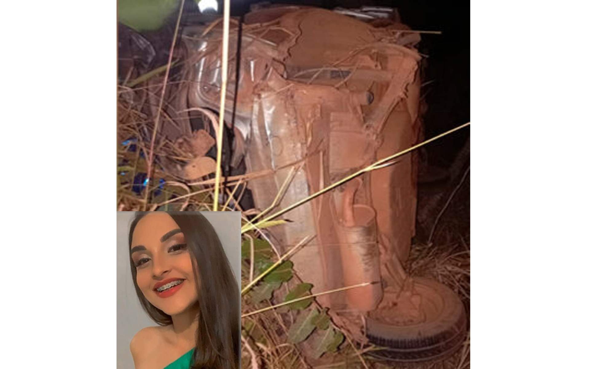 Jovem de 22 anos morre após ser arremessada de veículo no interior de MG - Redes Sociais/Divulga&ccedil;&atilde;o