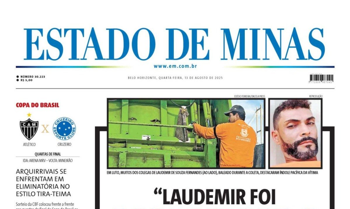 Capa do dia -  (crédito:  jwilsoncarvalho.mg)