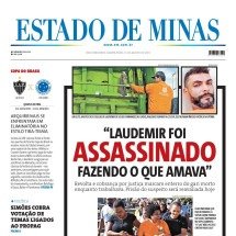 Capa impressa do Estado de Minas de 13/8/2025 -  jwilsoncarvalho.mg