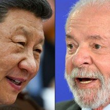 Xi diz a Lula que China e Brasil podem dar exemplo de 'autossuficiência' no Sul Global - Athit Perawongmetha and EVARISTO SA / AFP