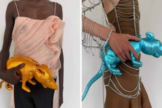 Bolsas de ratos são tendência em semana de moda