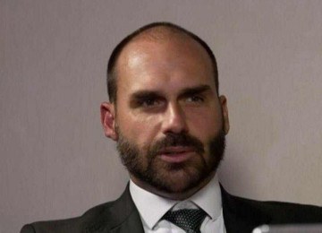 Moraes, que determinou recentemente a prisão domiciliar de Jair Bolsonaro, foi alvo de sanção do governo americano — um dos objetivos da ida de Eduardo Bolsonaro aos EUA -  (crédito: Reuters)