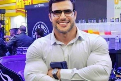 O empresário Renê da Silva Nogueira Junior é suspeito de matar com um tiro o gari Laudemir de Souza Fernandes -  (crédito: Reprodução/Redes sociais)