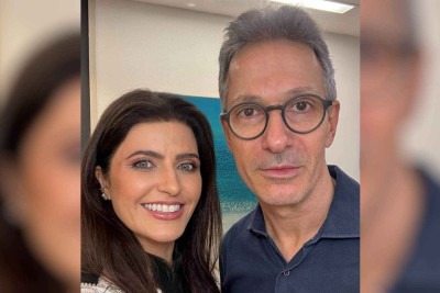 Zema e a médica com quem está fazendo tratamento de beleza -  (crédito: Reprodução/Instagram)