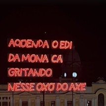 BH: saiba o significado de um dos letreiros da Festa da Luz - Reprodução