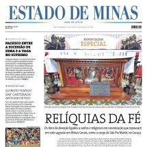 CONFIRA A CAPA DO ESTADO DE MINAS DO DIA 15/08/2025 - Capa do Estado de Minas