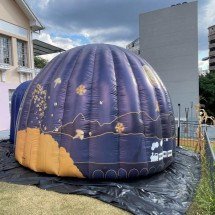 Planetário Sankofa: Sabará tem sessões de filmes imersivos em 360° - Imagem: Planetário Sankofa/Divulgação