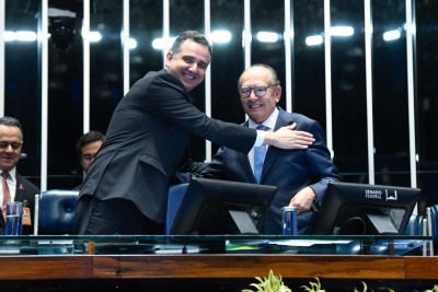 'O senador Pacheco é o nosso candidato. O STF é jogo para adultos', disse Gilmar Mendes -  (crédito: Roque de Sá/Agência Senado - 23/10/2024)
