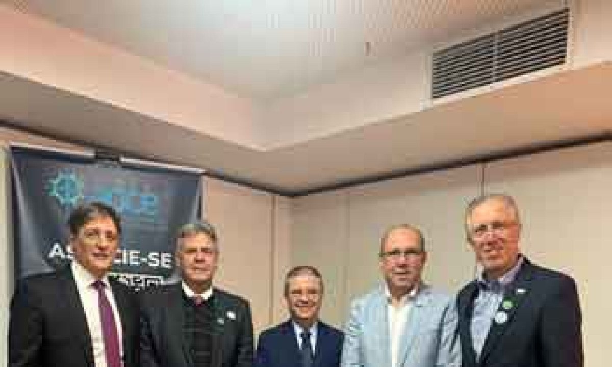  Alexandre Andrade Urbano, Moacir Lobato, Antônio Anastasia, Marcelo de Souza e Silva, Sérgio Cavalieri -  (crédito: Isabela Teixeira da Costa/EM/D.A Press)