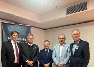  Alexandre Andrade Urbano, Moacir Lobato, Antônio Anastasia, Marcelo de Souza e Silva, Sérgio Cavalieri -  (crédito: Isabela Teixeira da Costa/EM/D.A Press)
