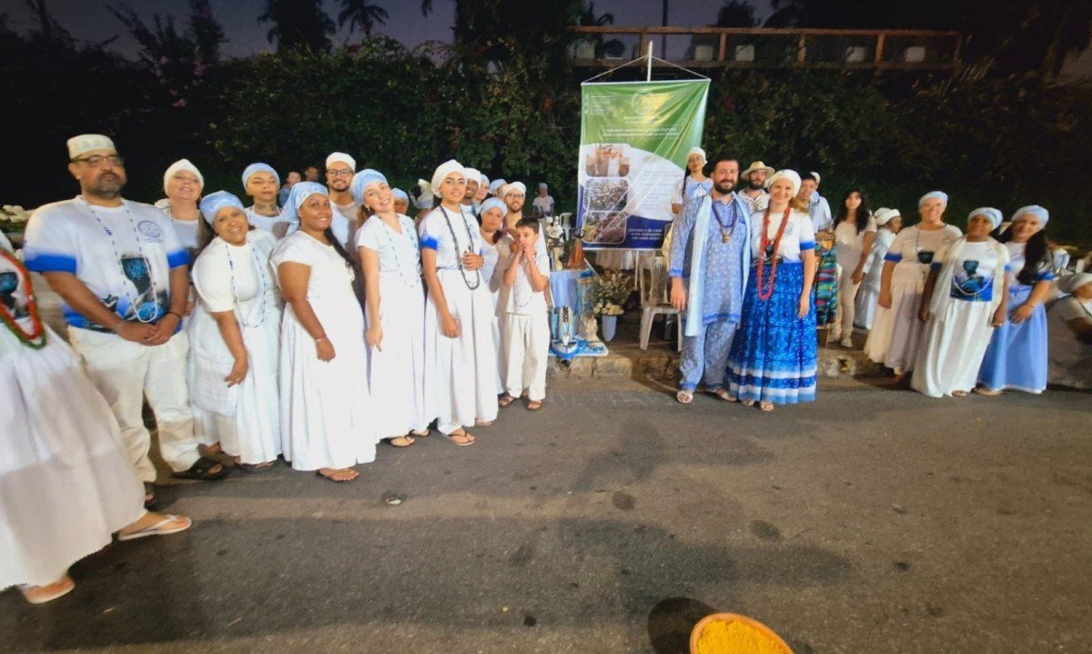 70ª Festa de Iemanjá enche a orla da Pampulha de batuques, oferendas e celebrações à Rainha do Mar-Jair Amaral/EM/D.A Press