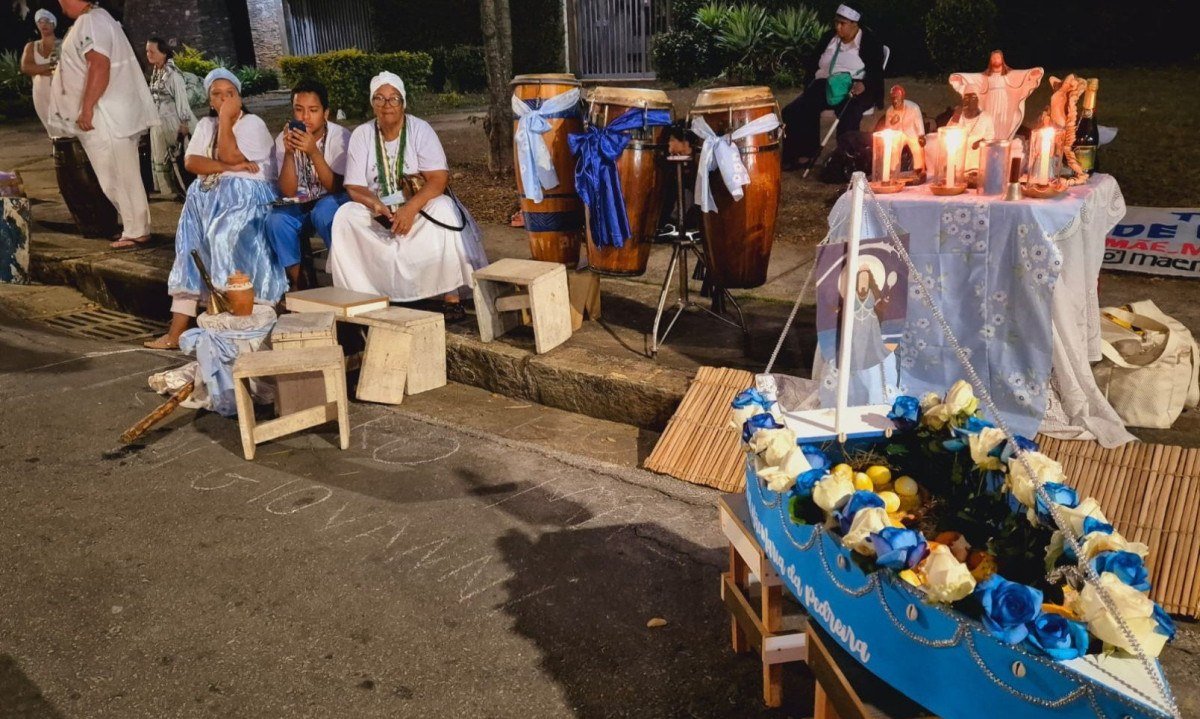 70ª Festa de Iemanjá enche a orla da Pampulha de batuques, oferendas e celebrações à Rainha do Mar-Jair Amaral/EM/D.A Press