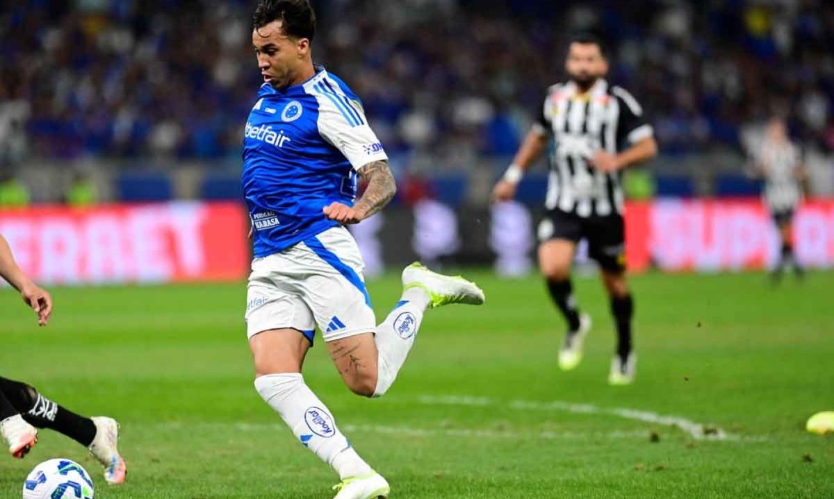 Kaio Jorge é um dos destaques do Cruzeiro na temporada -  (crédito: Leandro Couri/EM/D.A. Press)