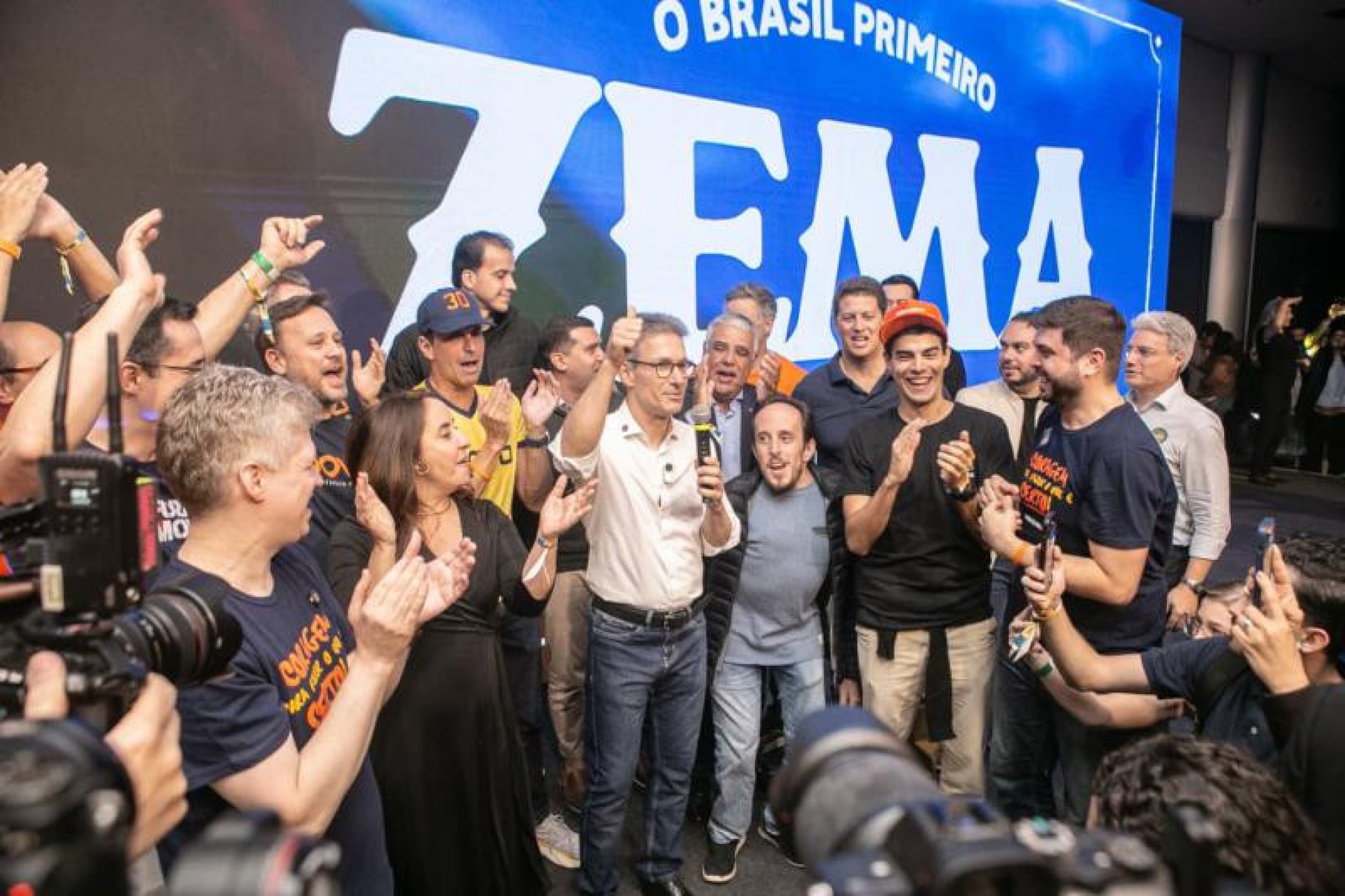 Em vez de optar por sua terra natal, Zema lançou sua pré-candidatura em São Paulo

 
       -  (crédito:  Partido novo/divulgação)