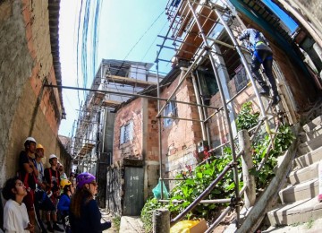 Projeto Mamu fará macro mural no Aglomerado da Serra -  (crédito: Leandro Couri/EM/D.A Press)