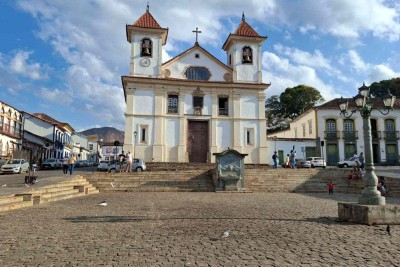 Praça da Sé no município de Mariana -  (crédito: Matheus Loreto/Divulgação)