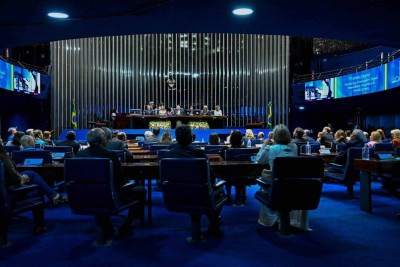 Presidente Lula vetou o projeto que aumenta 18 novas vagas para deputados federais, indo de 513 para 531. -  (crédito: Waldemir Barreto/Agência Senado)