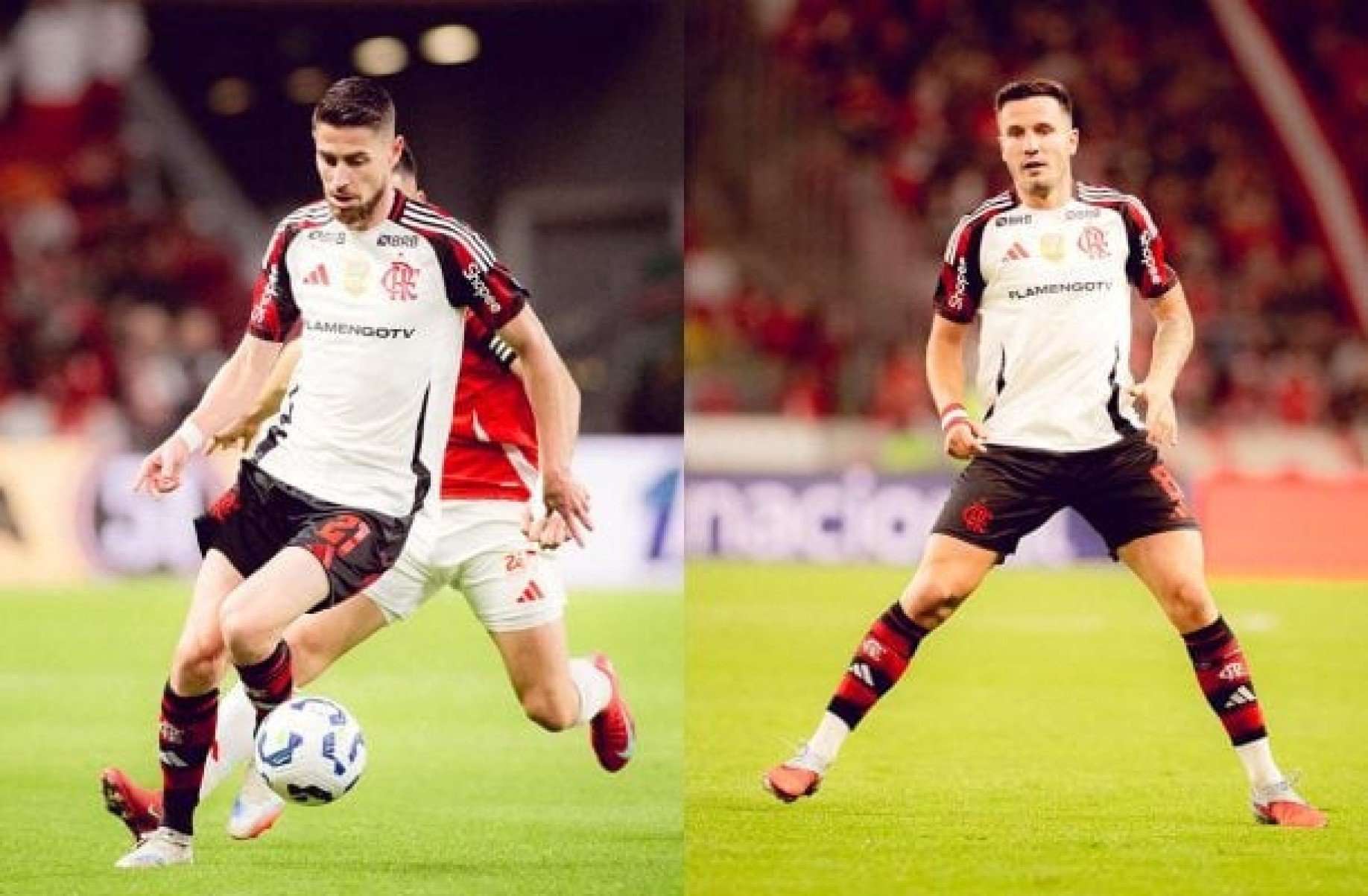 Dupla de volantes se destaca em vitória do Flamengo