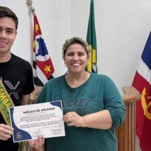 Mister Brasil Wilker Manoel Soares recebe homenagem da Câmara Municipal - Fabiano Moraes