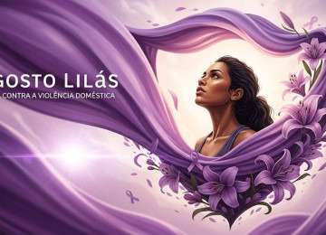 Agosto Lilás, o combate à violência doméstica e em favor do empoderamento feminino -  (crédito: inteligência artificial/Acervo Estado de Minas)