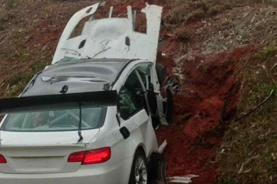 Acidente em Autódromo em Lima Duarte deixa homem morto -  (crédito: Divulgação / PMMG)