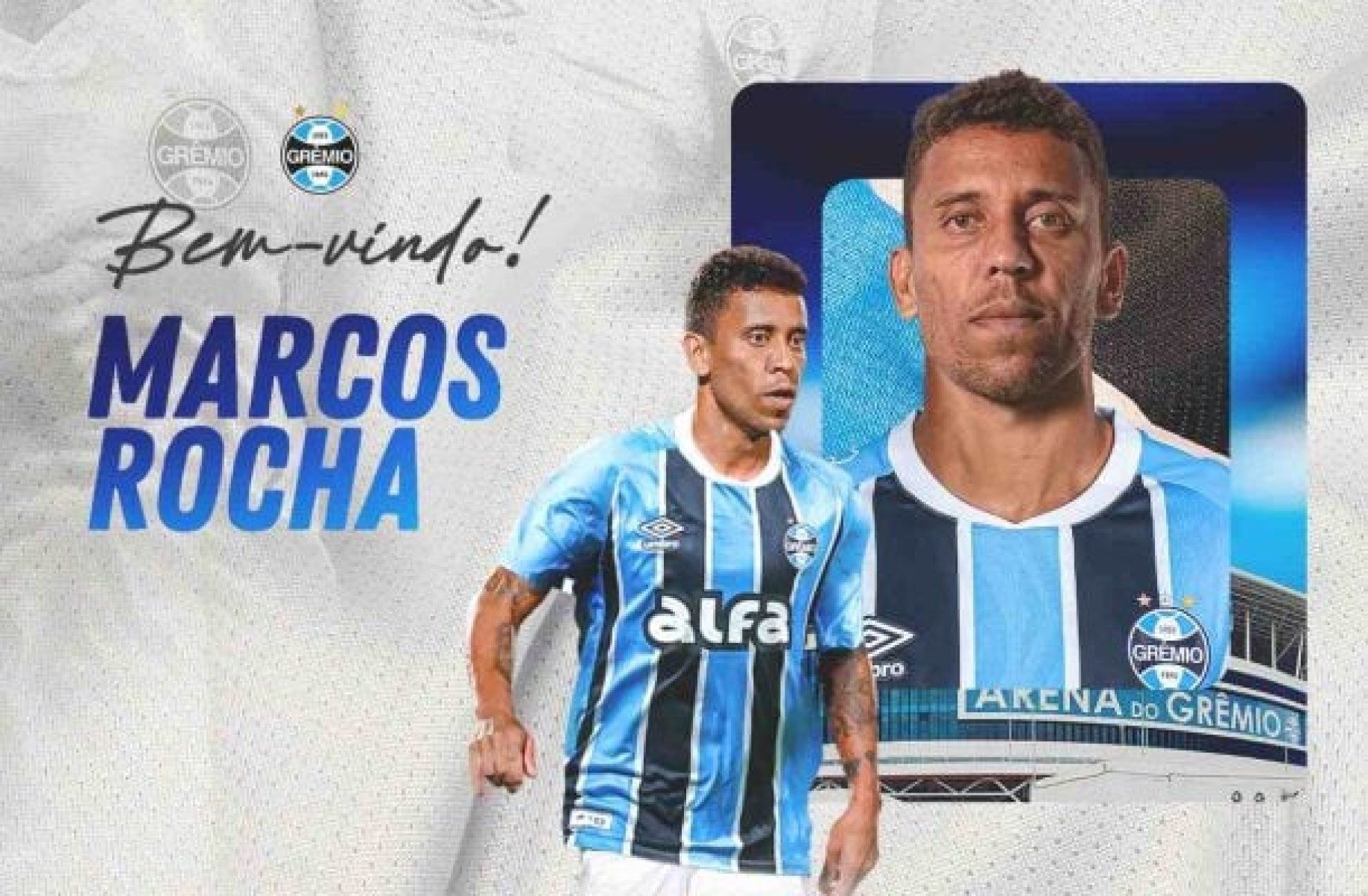 Grêmio anuncia a contratação de Marcos Rocha