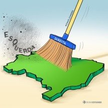 Eleições na Bolívia podem indicar cenário para Brasil em 2026 - @izanio_charges