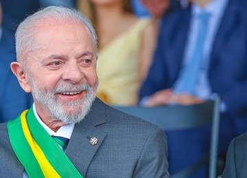 Presidente Lula no desfile de 7 de Setembro de 2024, na Esplanada dos Ministérios, em Brasília (DF)
       -  (crédito:  Ricardo Stuckert / PR)