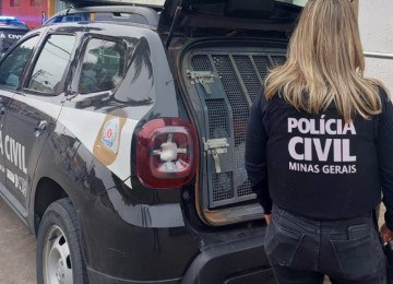 Suspeito foi localizado nessa terça-feira (19/8) por policiais de Borda da Mata na zona rural de um município vizinho -  (crédito: PCMG/Divulgação)