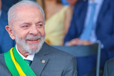 Presidente Lula no desfile de 7 de Setembro de 2024, na Esplanada dos Ministérios, em Brasília (DF)
       -  (crédito:  Ricardo Stuckert / PR)