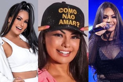 A cantora Paulinha Abelha, famosa por sua passagem pela banda Calcinha Preta, faria 47 anos em 16 de agosto de 2025. No último dia 9, a atual formação concluiu as gravações do DVD Atemporal, o primeiro grande projeto desde a morte da artista. -  (crédito: Reprodução dos sites folhape.com.br/cultura
br.noticias.yahoo.com
correiobraziliense.com.br)