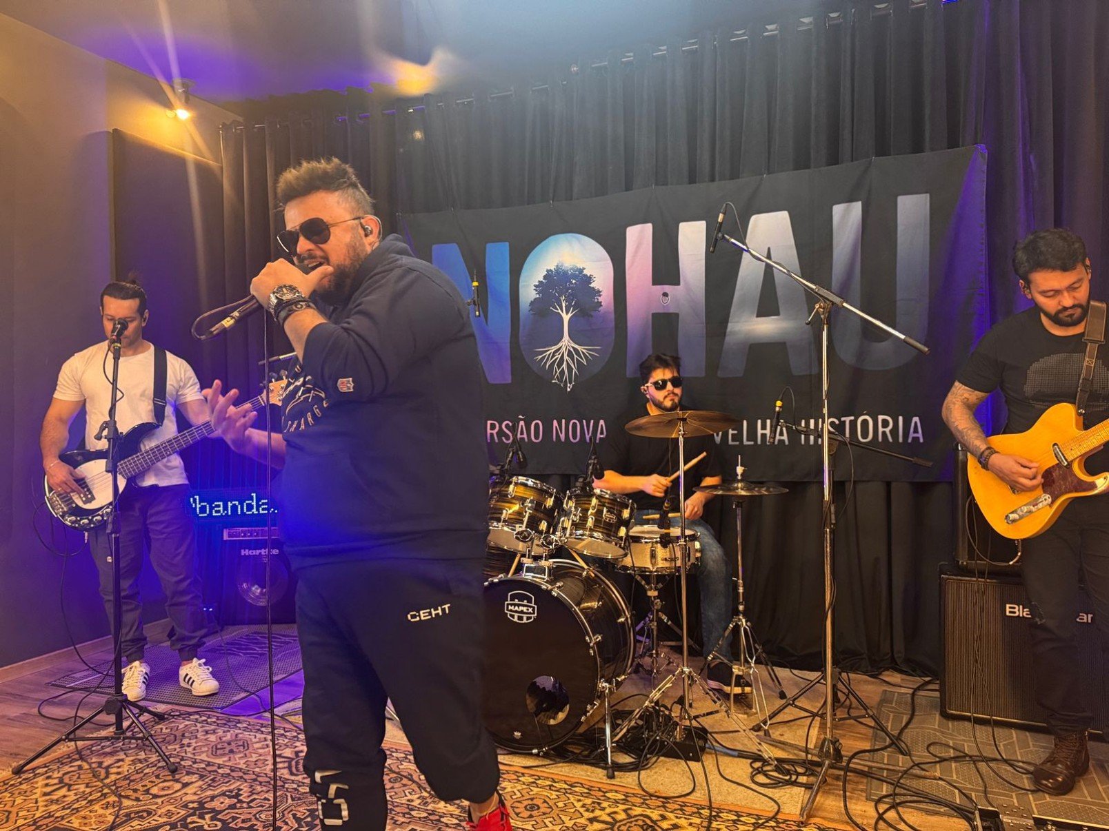 Nohau participa do Showlivre com Japinha e Marcelo Mancini - DINO