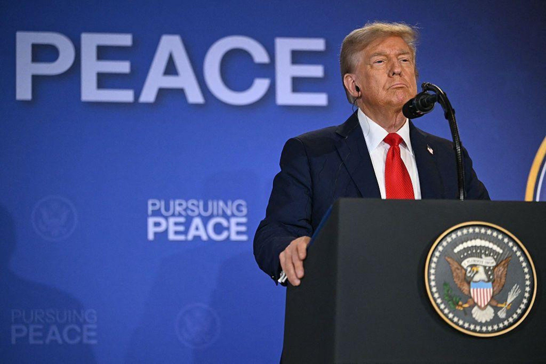 Trump diz que já acabou com 7 guerras: é verdade? - AFP via Getty Images
