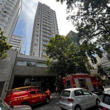 Panela é esquecida no fogão e fumaça toma conta de prédio em BH  - Reprodução / Corpo de Bombeiros 