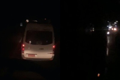 Pelo menos um quilômetro de congestionamento é registrado na rodovia -  (crédito: Reprodução/Redes sociais)