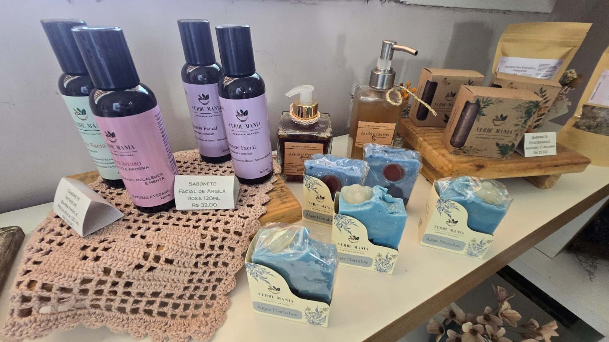 Aromas agradéveis da Verde Mania Saboaria