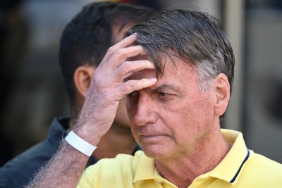 Como capitão reformado, Bolsonaro recebe salário de R$ 12.861 -  (crédito: Evaristo Sá/AFP)
