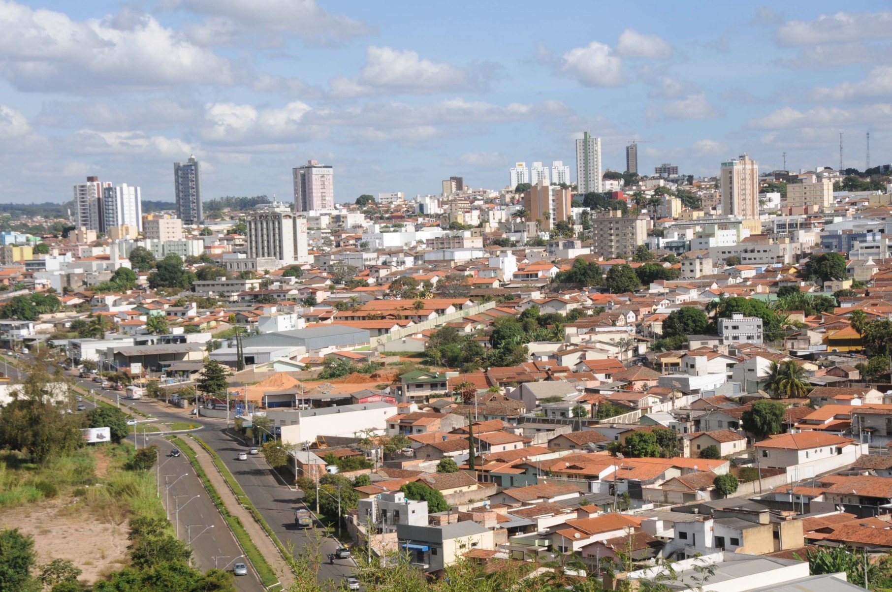 Araxá- Beto Novaes/EM/D.A Press. Brasil. Araxa - MG. Cidades com mairoes e mnores indices de violencia no estado. Araxa e a cidade com menor indice de homicidios do estado. Na foto, vista parcial da cidade.