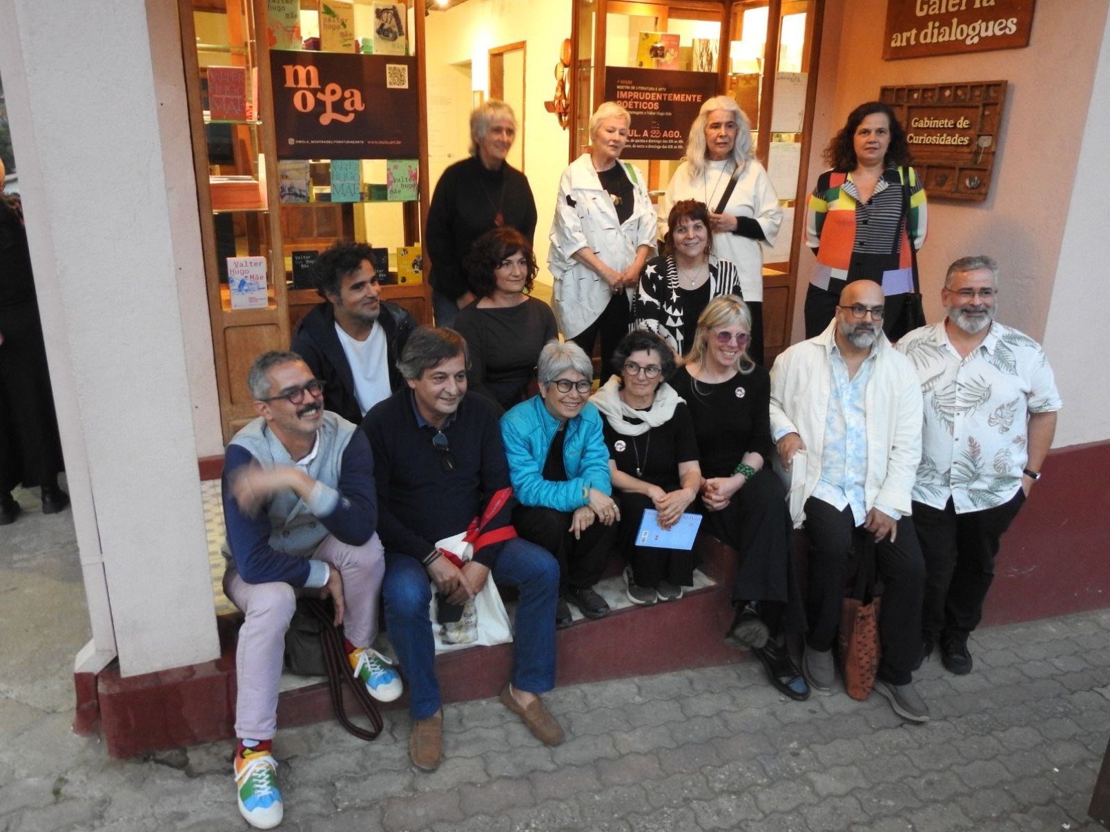 Recepção a Valter Hugo Mãe na Galeria Gabinete de Curiosidades/Art Dialogues