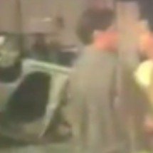 BH: engavetamento de quatro carros deixa homem preso às ferragens - Divulgação/Corpo de Bombeiros