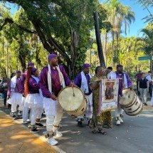 Virada Cultural: Guardas de Reinado fazem cortejo no Parque Municipal  - Giovana Souza/EM/D.A. Press