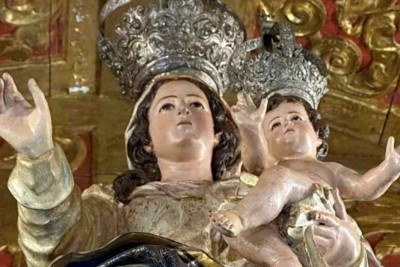 IMAGEM DE NOSSA SENHORA DE NAZARÉ -  (crédito: ARQUIDIOCESE DE MARIANA/DIVULGAÇÃO)