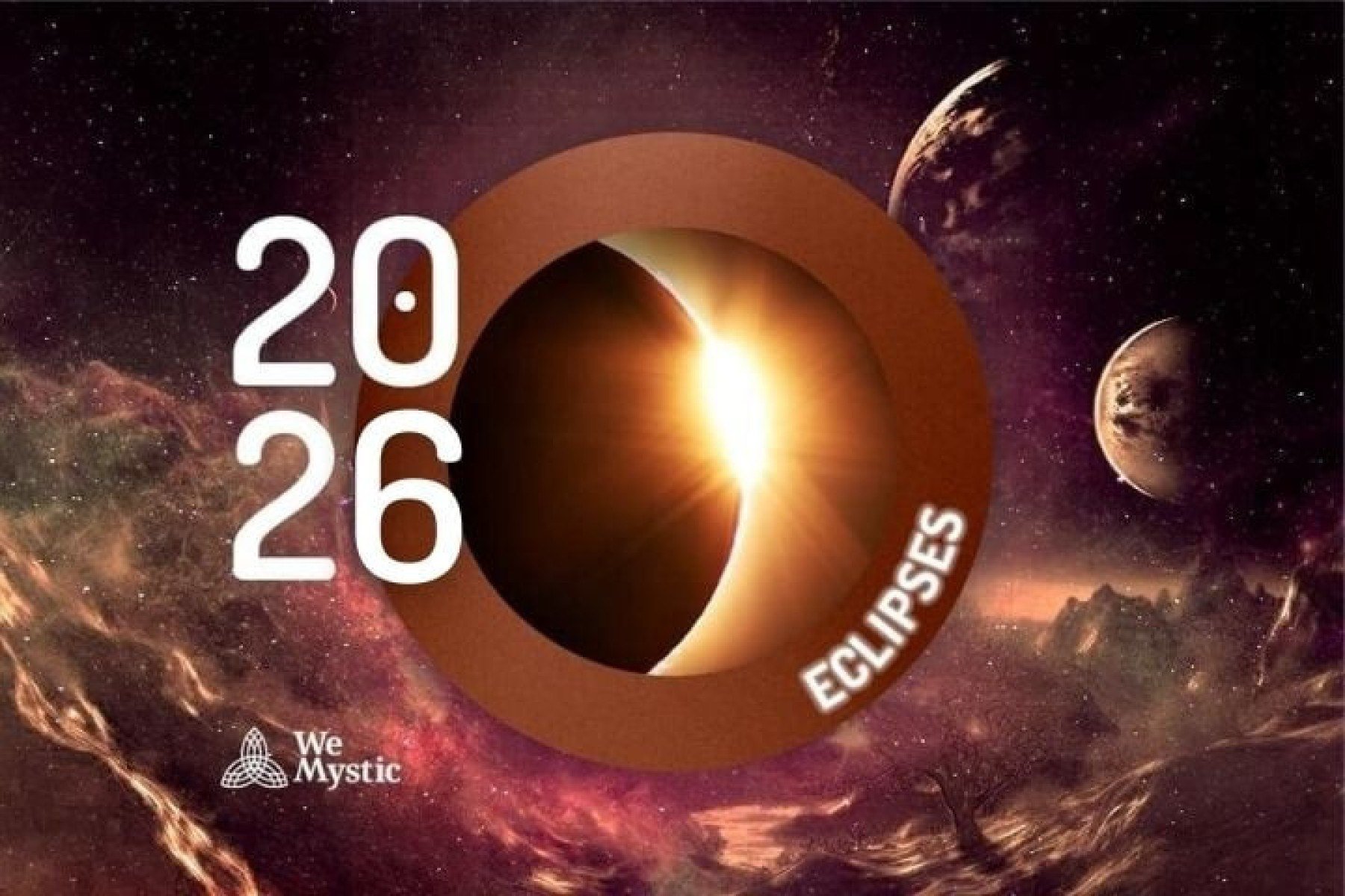Eclipses de 2026: datas, signos, previsões e dicas para aproveitar cada energia - Wemystic