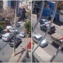 PM faz cerco contra suspeitos de invadirem prédio em BH; veja vídeo