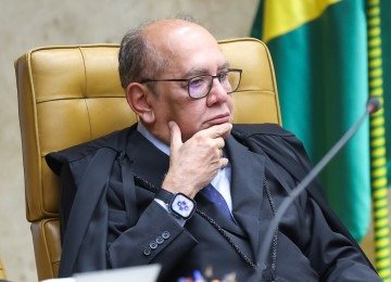 Em mensagens divulgadas em relatório da Polícia Federal, o ex-presidente Jair Bolsonaro afirmou que vinha conversando com o ministro da Suprema Corte, Gilmar Mendes -  (crédito: Victor Piemonte/STF)