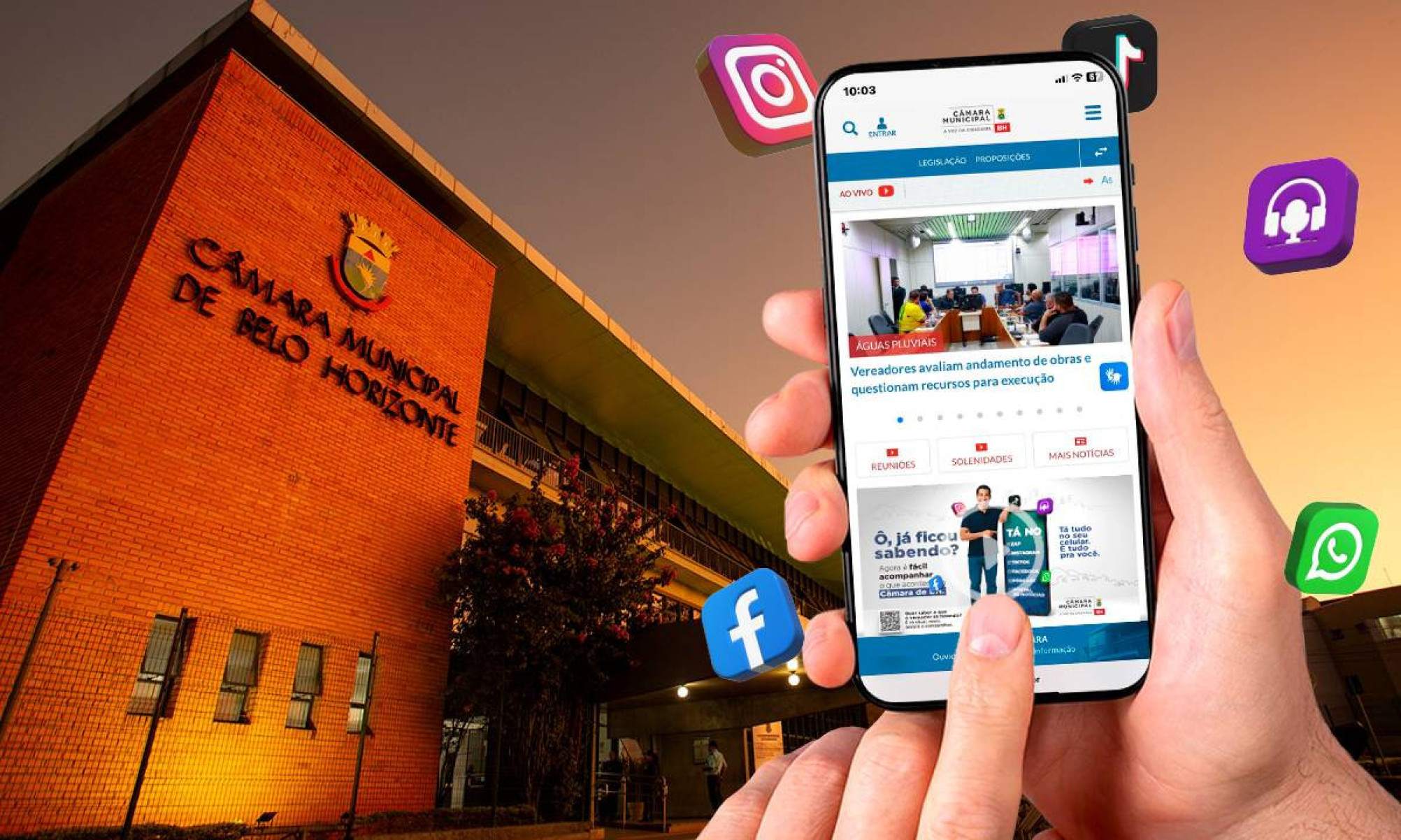 Comunicados nas redes sociais explicam temas complexos de forma leve e democrática, facilitando o entendimento sobre o que é debatido no Legislativo